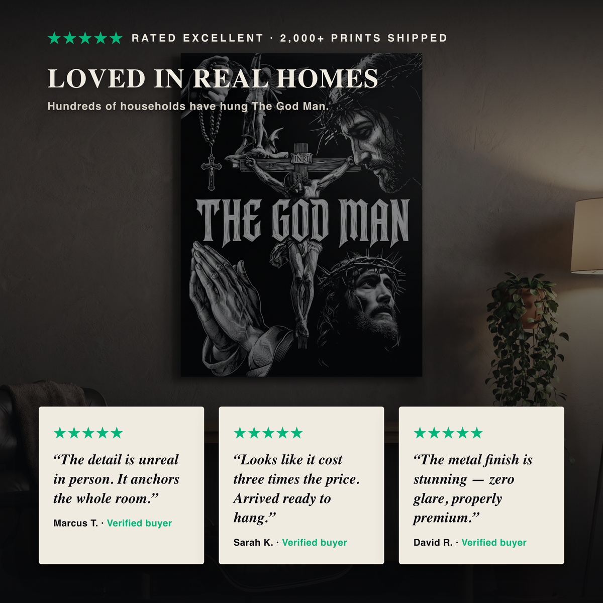 The God Man print verified customer reviews